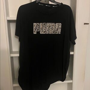 PUMA Men's Black Graphic Tee